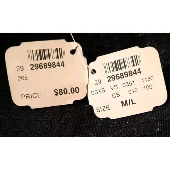 Vintage Victoria’s Secret GOLD LABEL Blk Sequin Corset Bustier Bra Size M/L NWT - Picture 7 of 7